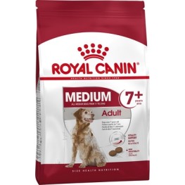 Royal Canin MEDIUM ADULT 7+ (МЕДИУМ ЭДАЛТ 7+) для стареющих собак средних размеров  в возрасте с 7 до 10 лет.